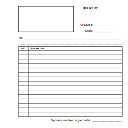 Allbiz Delivery Book Carbonless Duplicate 1